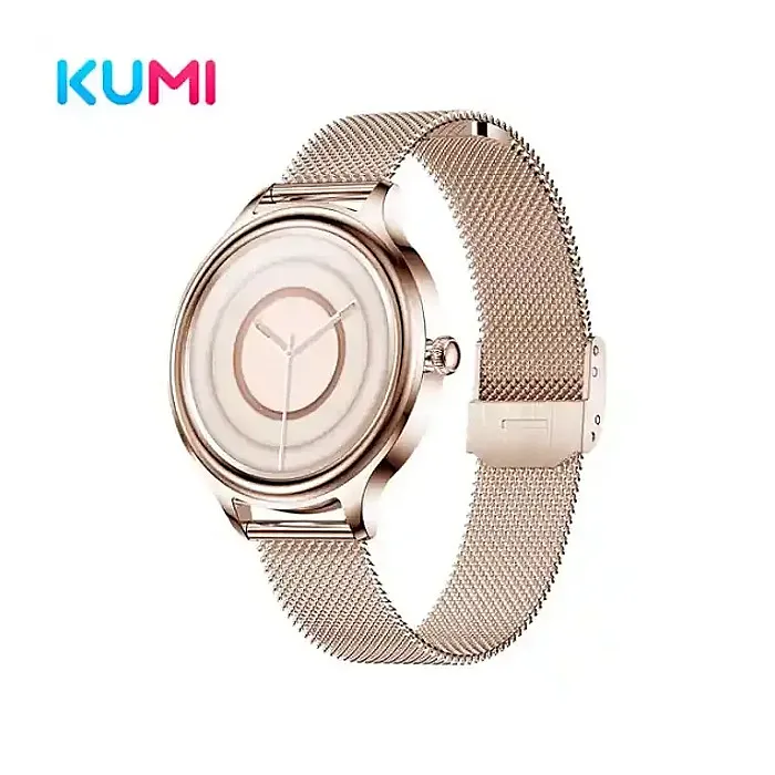 KUMI K3 Female Mash Chain Stainless Steel Smartwatch